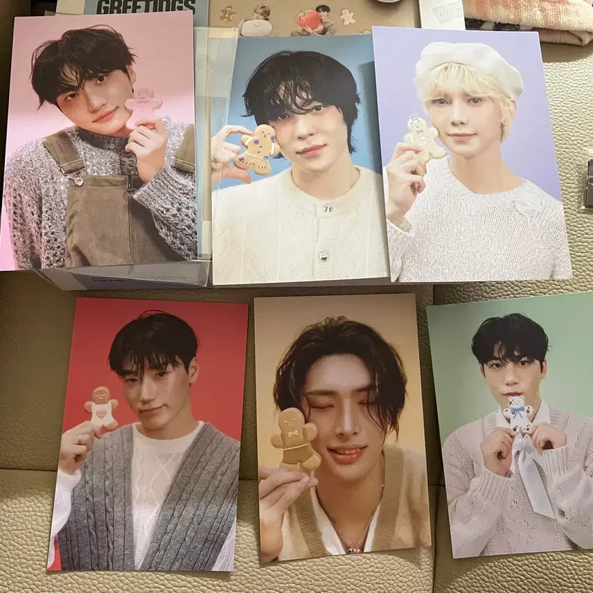 [BUNJANG] ATEEZ Season's Greetings Postcard Bundle Set / 에이티즈 시즌그리팅 엽서 6인 일괄