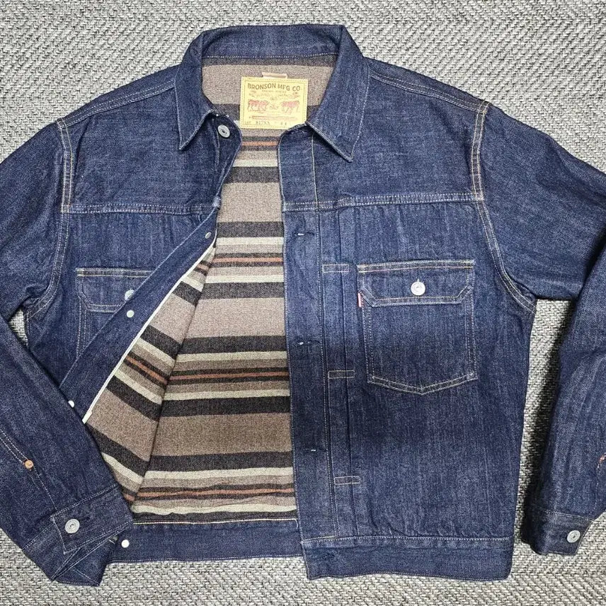 [BUNJANG] Bronson 817XX Blanket Lined Denim Jacket / 브론슨 817XX 블랭킷 안감 데님자켓
