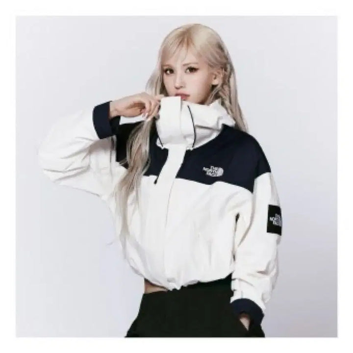 [BUNJANG] The North Face White Label Baden Cropped Jacket Windbreaker / 노스페이스 화이트 라벨 베이든 크롭 자켓 바람막이