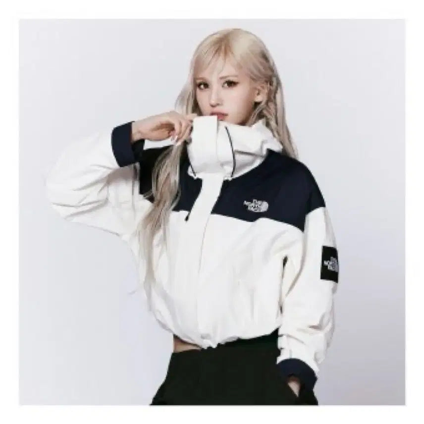 [BUNJANG] The North Face White Label Baden Cropped Jacket Windbreaker / 노스페이스 화이트 라벨 베이든 크롭 자켓 바람막이
