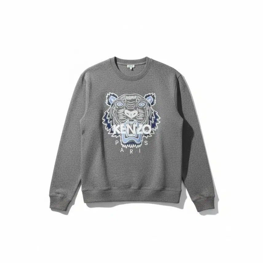 [BUNJANG] KENZO Tiger Sweatshirt Gray / KENZO 겐조 타이거 맨투맨 그레이