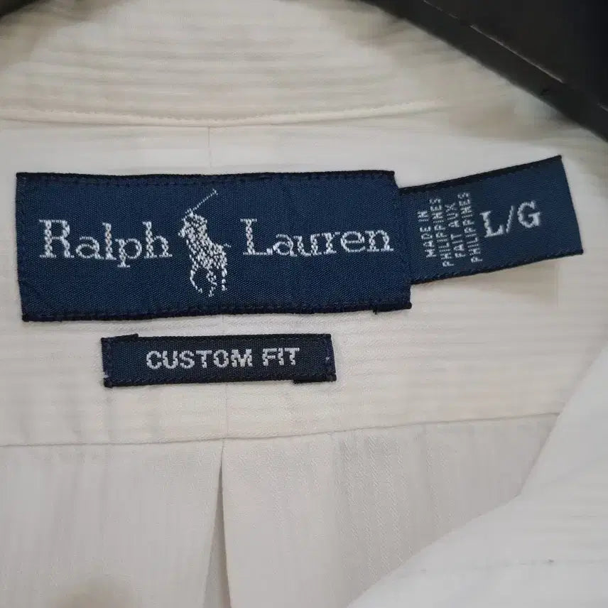 [BUNJANG] Polo Ralph Lauren White Shirt / 폴로 랄프로렌 화이트 셔츠 남방 105~110