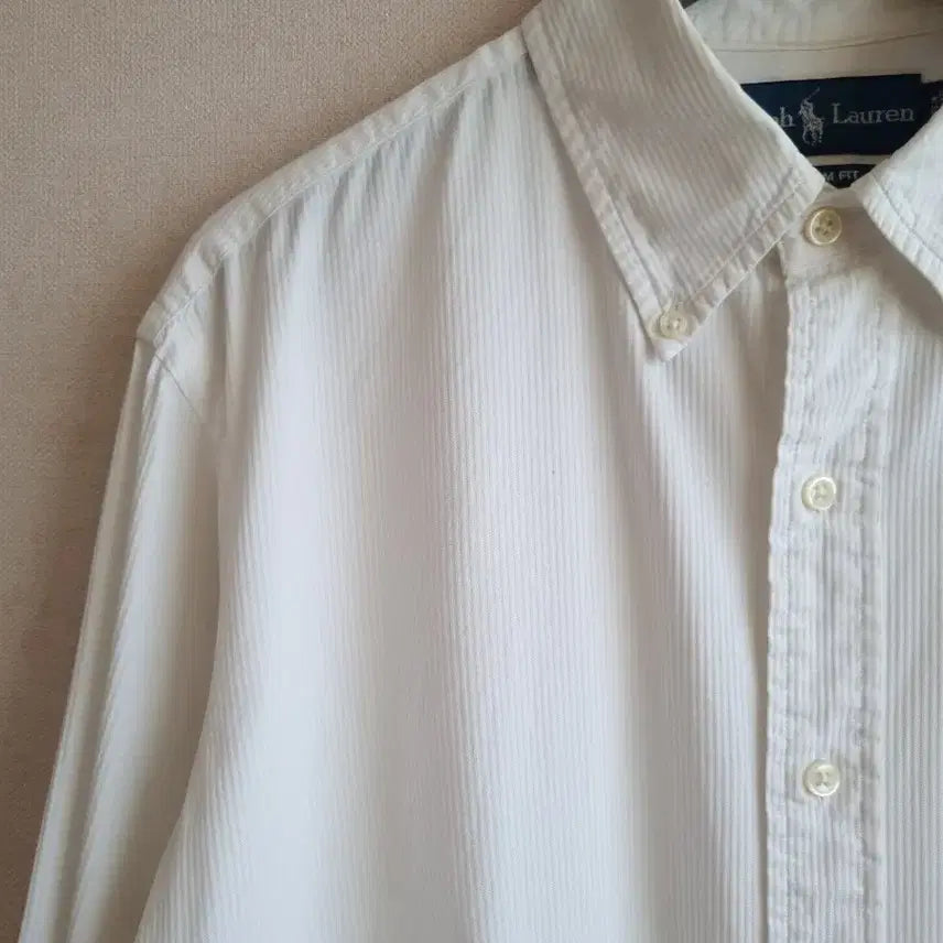 [BUNJANG] Polo Ralph Lauren White Shirt / 폴로 랄프로렌 화이트 셔츠 남방 105~110