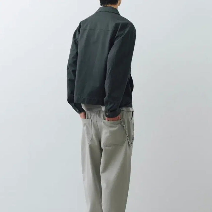 [BUNJANG] Big Union Moleskin Coach Jacket Gray / [S] 빅유니온 몰스킨 코치자켓 그레이