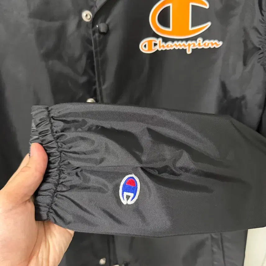 [BUNJANG] Setter x Champion Nylon Jacket (Black) - L / 이번주만6)세터 X 챔피온 나일론 자켓(블랙) L