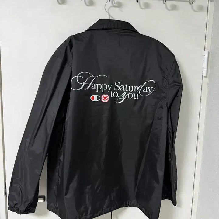[BUNJANG] Setter x Champion Nylon Jacket (Black) - L / 이번주만6)세터 X 챔피온 나일론 자켓(블랙) L