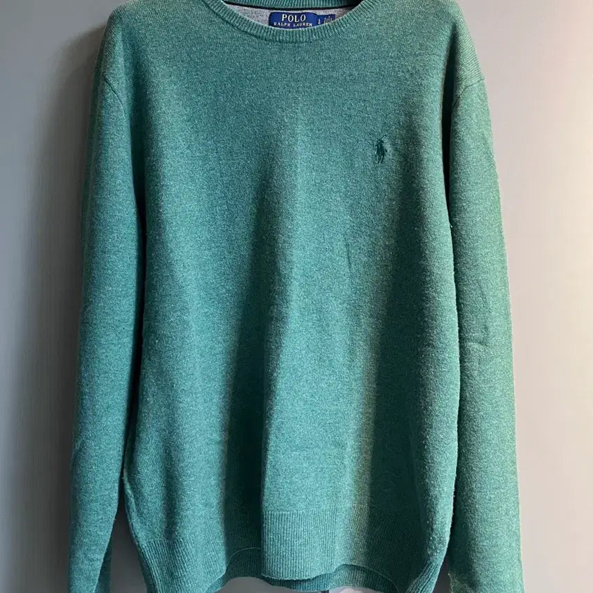 [BUNJANG] Polo Ralph Lauren Green Knit Sweater / 폴로 랄프로렌 그린 니트 스웨터