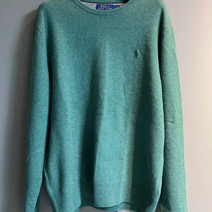 [BUNJANG] Polo Ralph Lauren Green Knit Sweater / 폴로 랄프로렌 그린 니트 스웨터