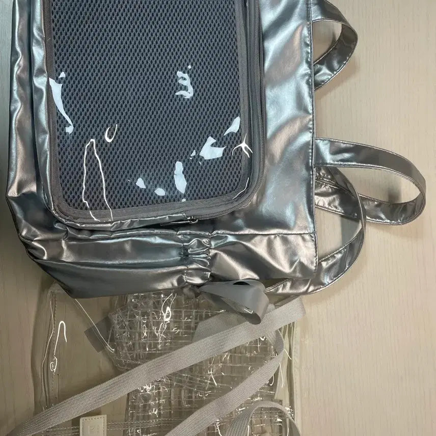 [BUNJANG] Unspecified Itabag + Hera Beach Bag + Adidas Hip Sack Bundle / 헤라 투명 비치백 ,아디다스 힙색 가방 일괄
