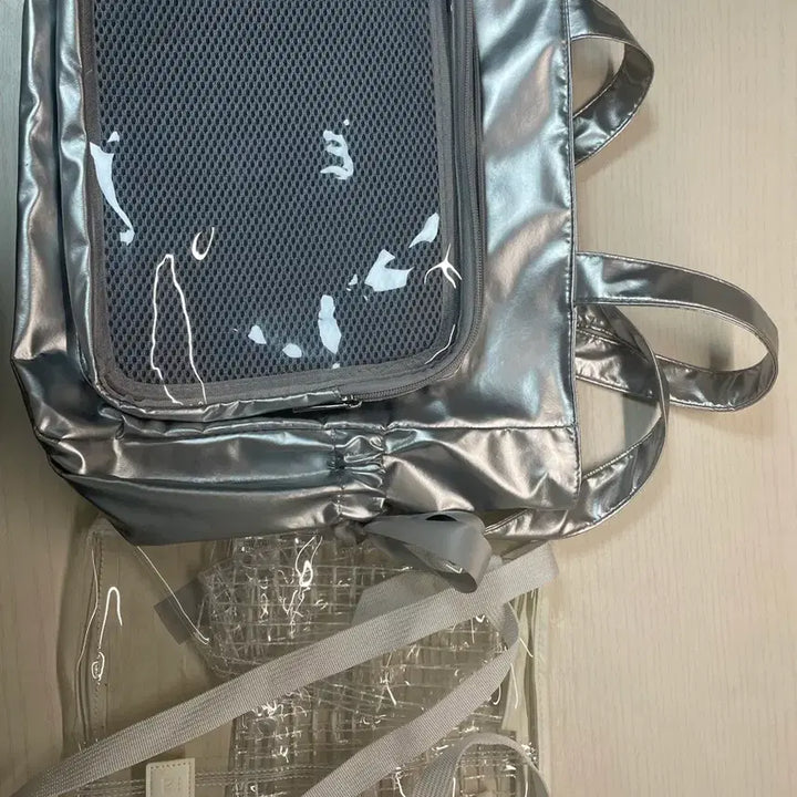 [BUNJANG] Unspecified Itabag + Hera Beach Bag + Adidas Hip Sack Bundle / 헤라 투명 비치백 ,아디다스 힙색 가방 일괄