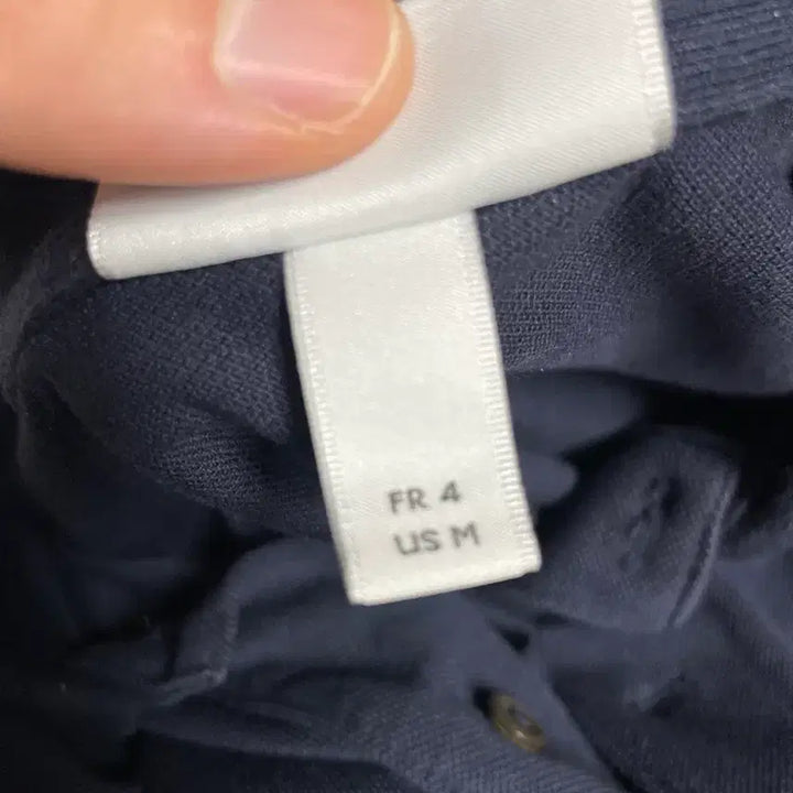 [BUNJANG] Lacoste French Navy Long Sleeve Polo Shirt / 라코스테 프렌치 긴팔 폴로 네이비 4사이즈 100 정도