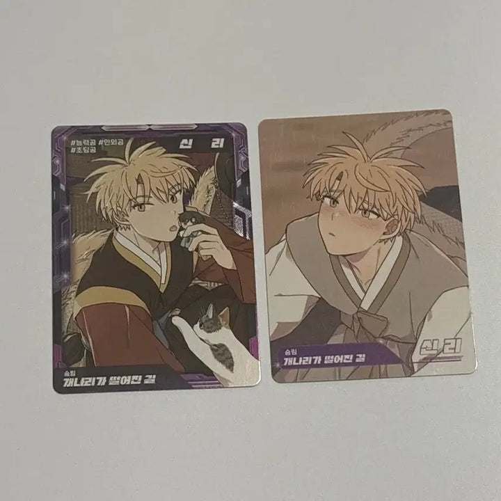 [BUNJANG] Bomtoon Falling Path Trading Card Bundle Set / 일괄) 봄툰공 개나리가 떨어진길 트레이딩카드