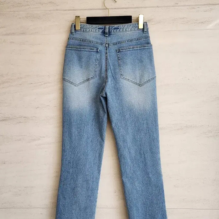 [BUNJANG] Kuho Plus Side Slit Straight Denim Pants (Size 1) / 구호플러스 사이드슬릿 스트레이트 데님팬츠 1사이즈