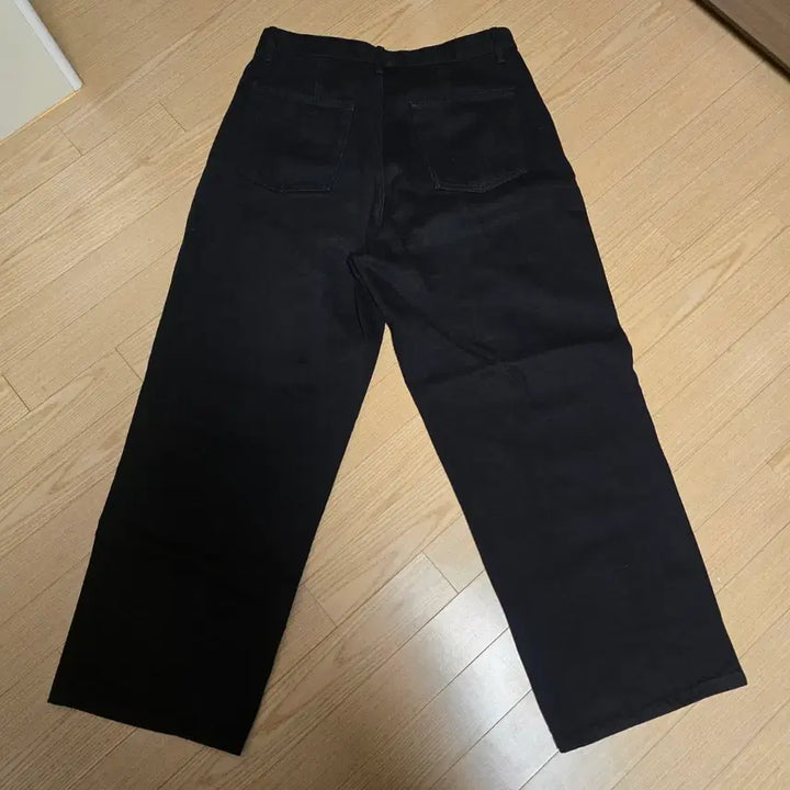 [BUNJANG] Musinsa Standard Black Wide Pants 32 / 무신사 스탠다드 블랙 와이드 팬츠 32