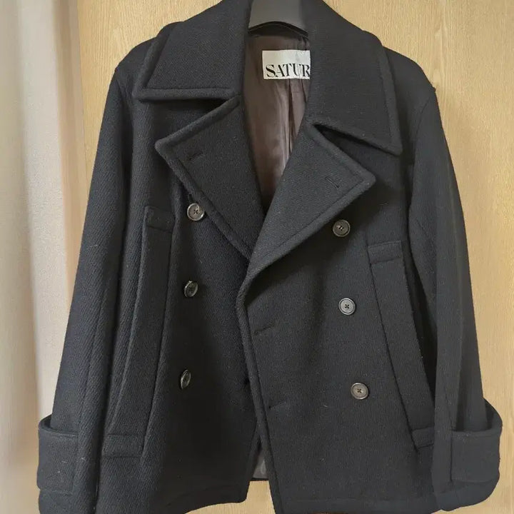 [BUNJANG] Setter Boden Pea Coat (Black) / 세터 보덴 피코트 L(블랙)