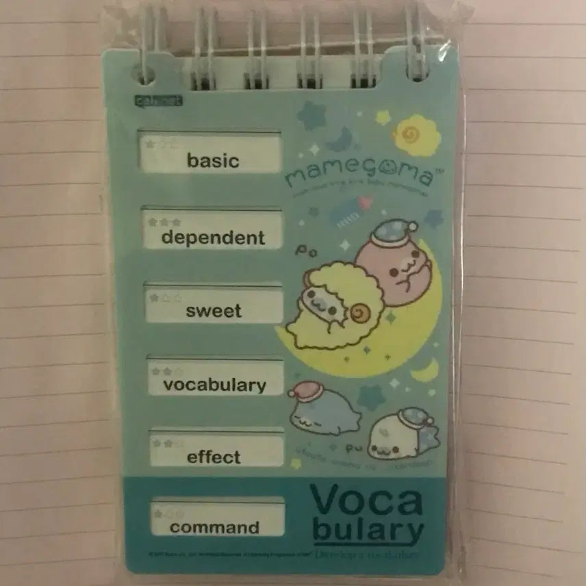 [BUNJANG] Baby Mamegoma Notebook / 베이비 마메고마 수첩 고전문구