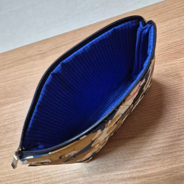 [BUNJANG] Handmade Bulldog Navy Pouch / 핸드메이드 파우치(불독 네이비)