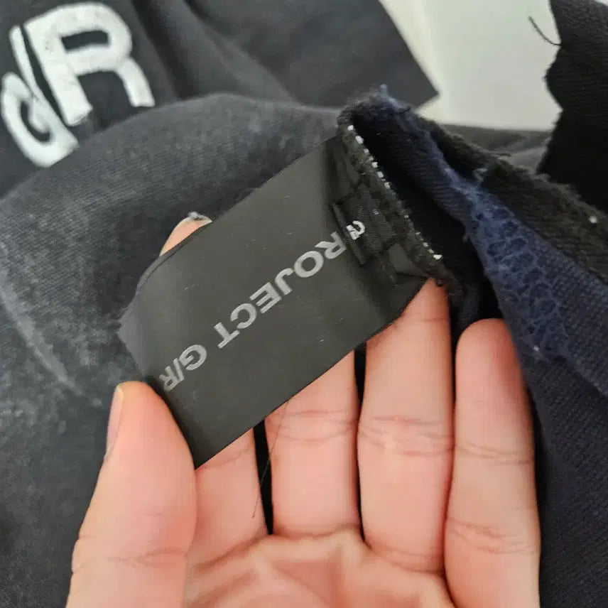[BUNJANG] Project GR Polo Shirt Black / [2] 프로젝트GR 폴로 패러디 셔츠 블랙