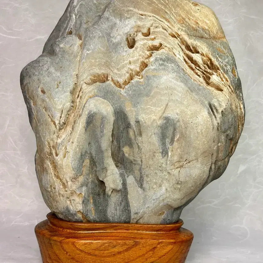 [BUNJANG] Jade Stone Masterpiece / 은은한 색감의 옥미석 수석 대작