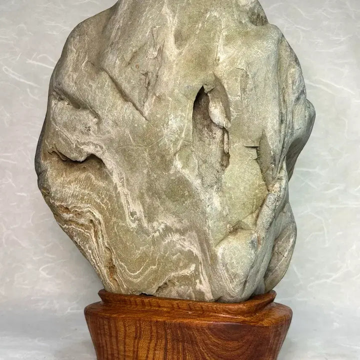 [BUNJANG] Jade Stone Masterpiece / 은은한 색감의 옥미석 수석 대작