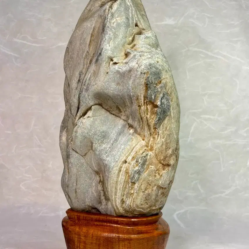 [BUNJANG] Jade Stone Masterpiece / 은은한 색감의 옥미석 수석 대작