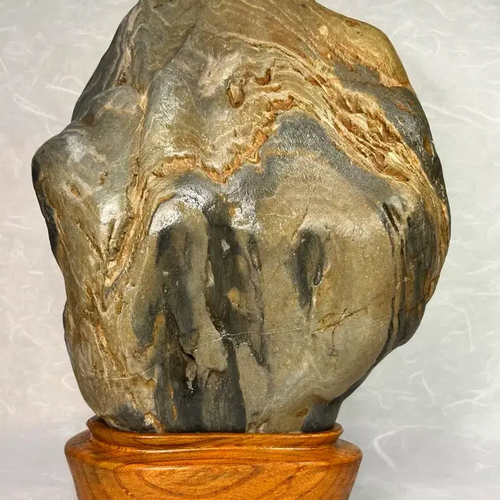 [BUNJANG] Jade Stone Masterpiece / 은은한 색감의 옥미석 수석 대작