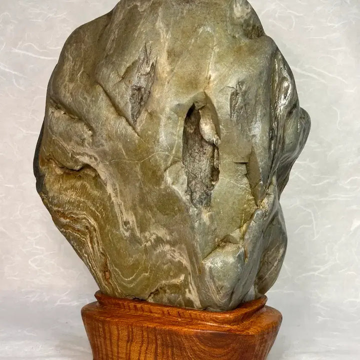 [BUNJANG] Jade Stone Masterpiece / 은은한 색감의 옥미석 수석 대작