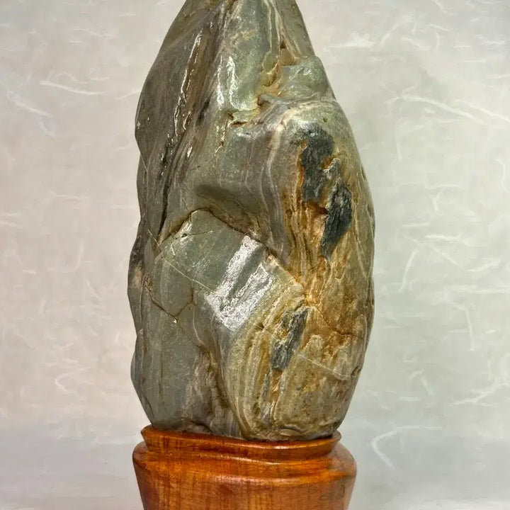 [BUNJANG] Jade Stone Masterpiece / 은은한 색감의 옥미석 수석 대작