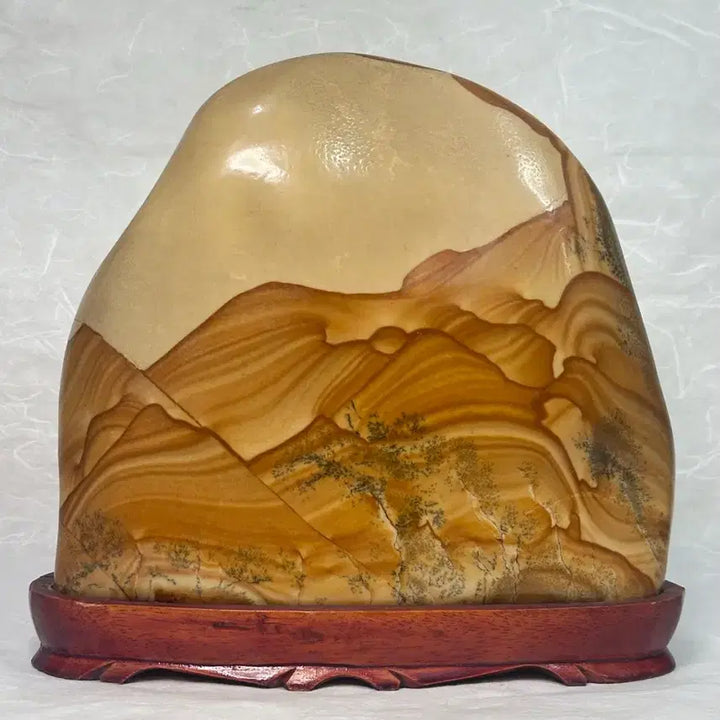 [BUNJANG] Wood Grain Stone / 비율 좋은 목문석 겹산경 수석