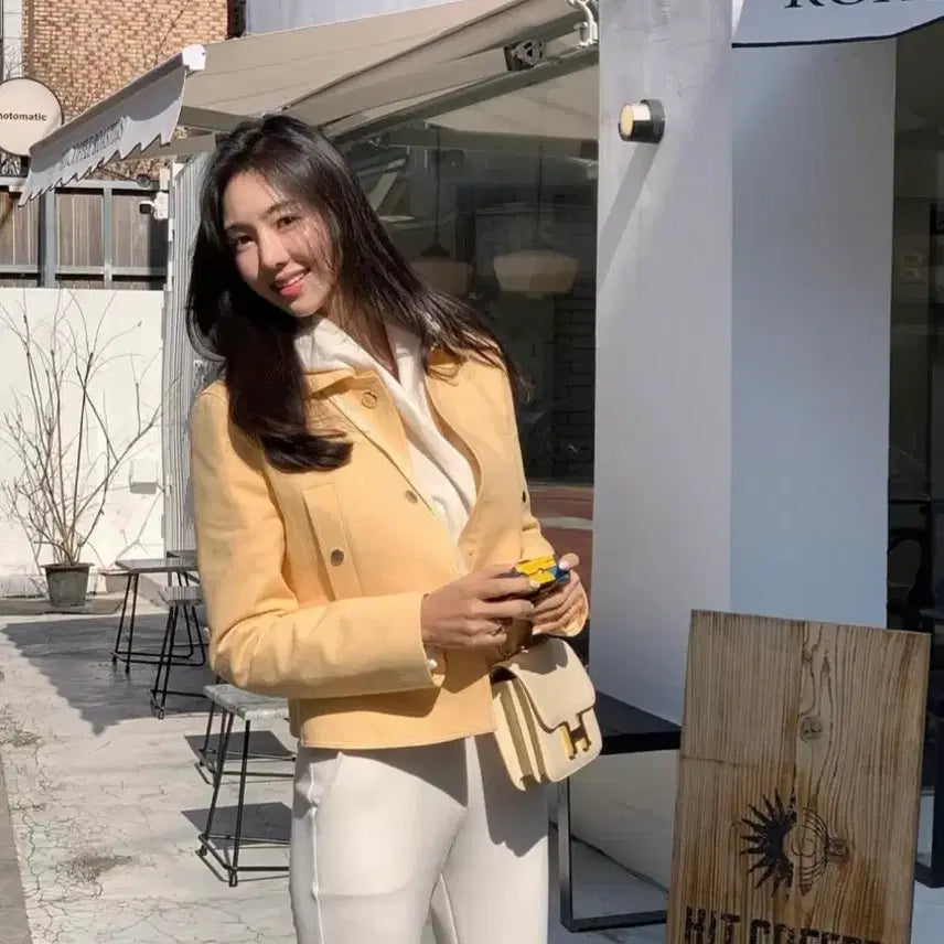 [BUNJANG] Lapla Sakura Denim Jacket / 라플라 사쿠라 데님자켓 (새상품)