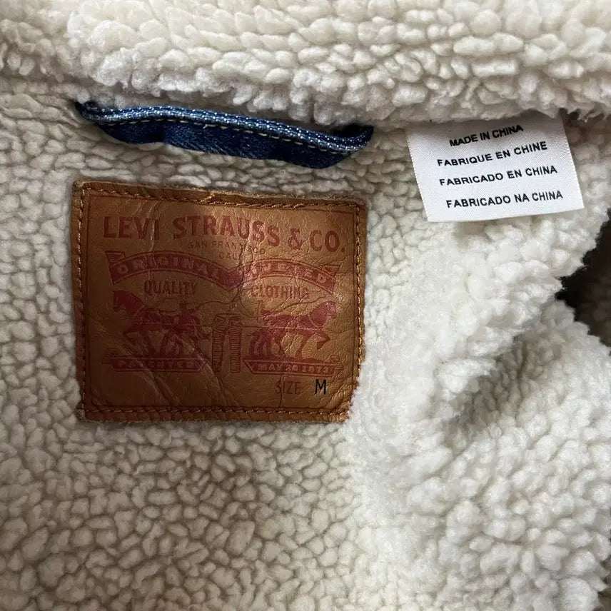 [BUNJANG] Levi's Sherpa Lined Denim Jacket / [M] 리바이스 쉐르파 양털 데님 청자켓