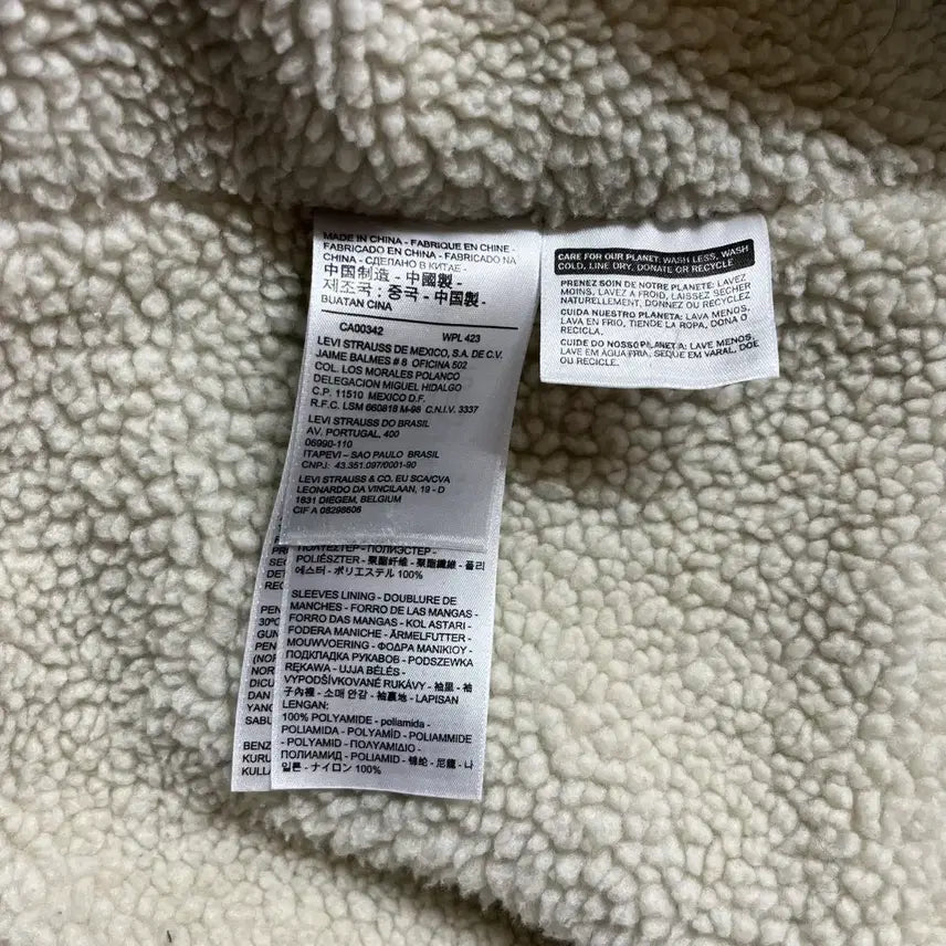 [BUNJANG] Levi's Sherpa Lined Denim Jacket / [M] 리바이스 쉐르파 양털 데님 청자켓