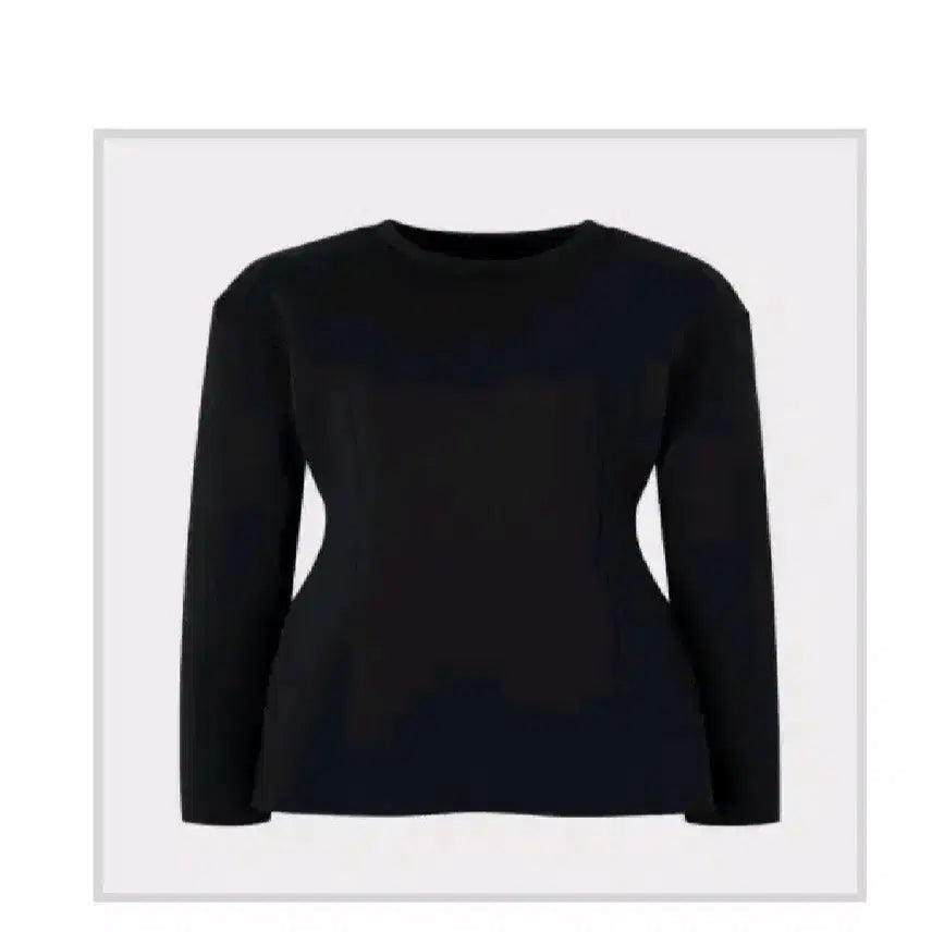 [BUNJANG] orr Neoprene Dart Sweatshirt - Black, S / orr 오르 네오프렌 다트 맨투맨 - 블랙,S