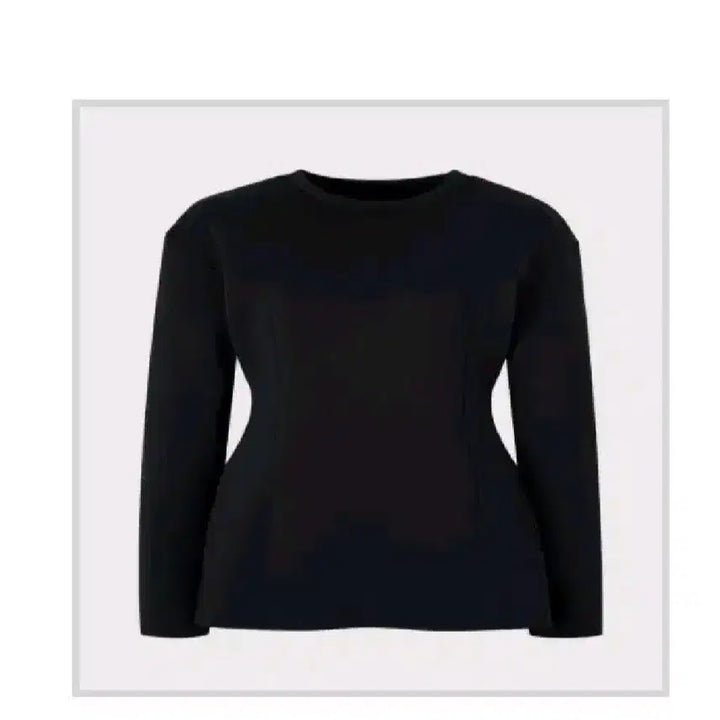 [BUNJANG] orr Neoprene Dart Sweatshirt - Black, S / orr 오르 네오프렌 다트 맨투맨 - 블랙,S