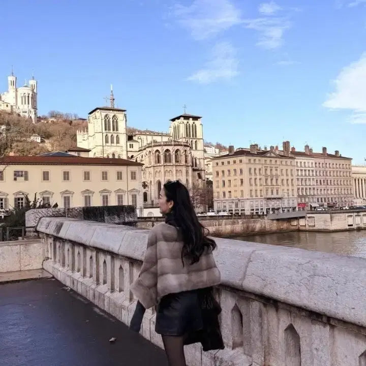 [BUNJANG] Mink Purple Label Jacket / 밍크자켓