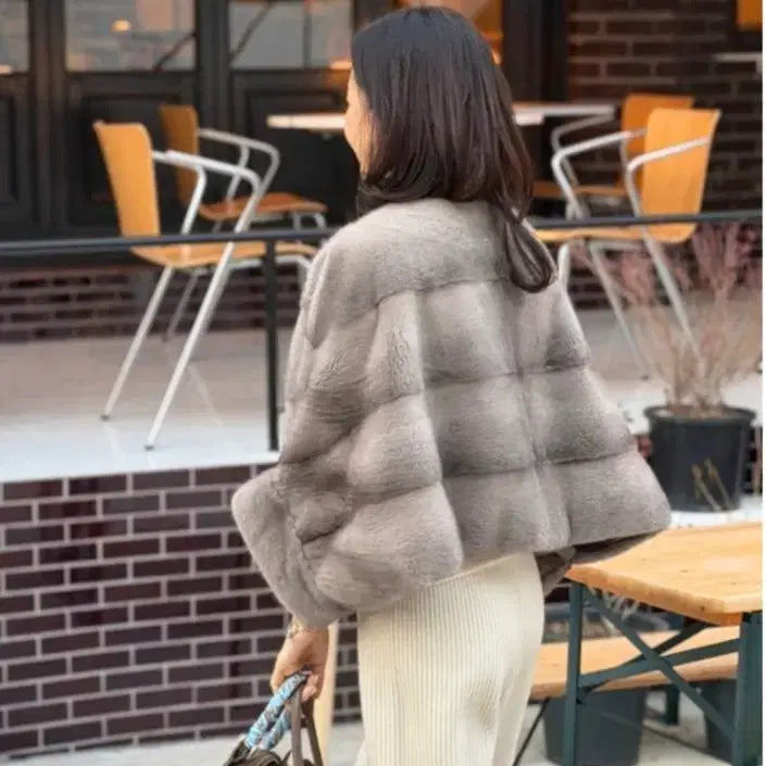 [BUNJANG] Mink Purple Label Jacket / 밍크자켓