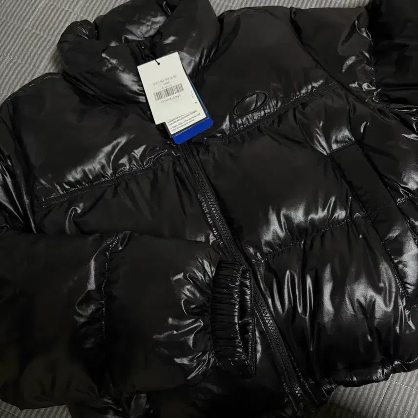 [BUNJANG] ODD STUDIO Glossy Eco Puffer Short Padding Black S / 오드스튜디오 글로시 에코 푸퍼 숏패딩 블랙 S