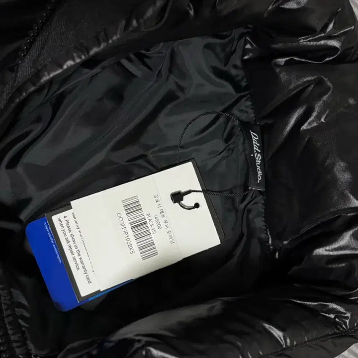 [BUNJANG] ODD STUDIO Glossy Eco Puffer Short Padding Black S / 오드스튜디오 글로시 에코 푸퍼 숏패딩 블랙 S