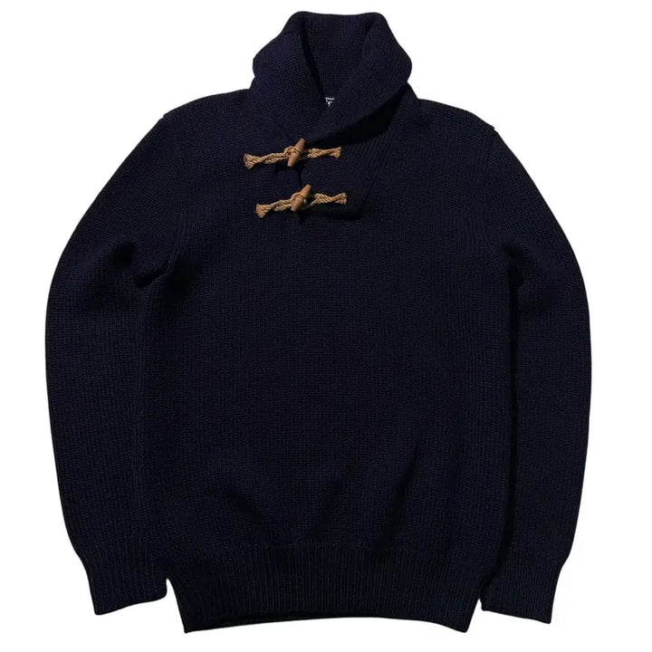 [BUNJANG] Polo Ralph Lauren Toggle Button Shawl Collar Knit Navy (M) / [M] 폴로 랄프로렌 토글 버튼 숄카라 니트 네이비