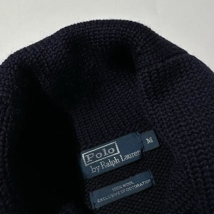 [BUNJANG] Polo Ralph Lauren Toggle Button Shawl Collar Knit Navy (M) / [M] 폴로 랄프로렌 토글 버튼 숄카라 니트 네이비