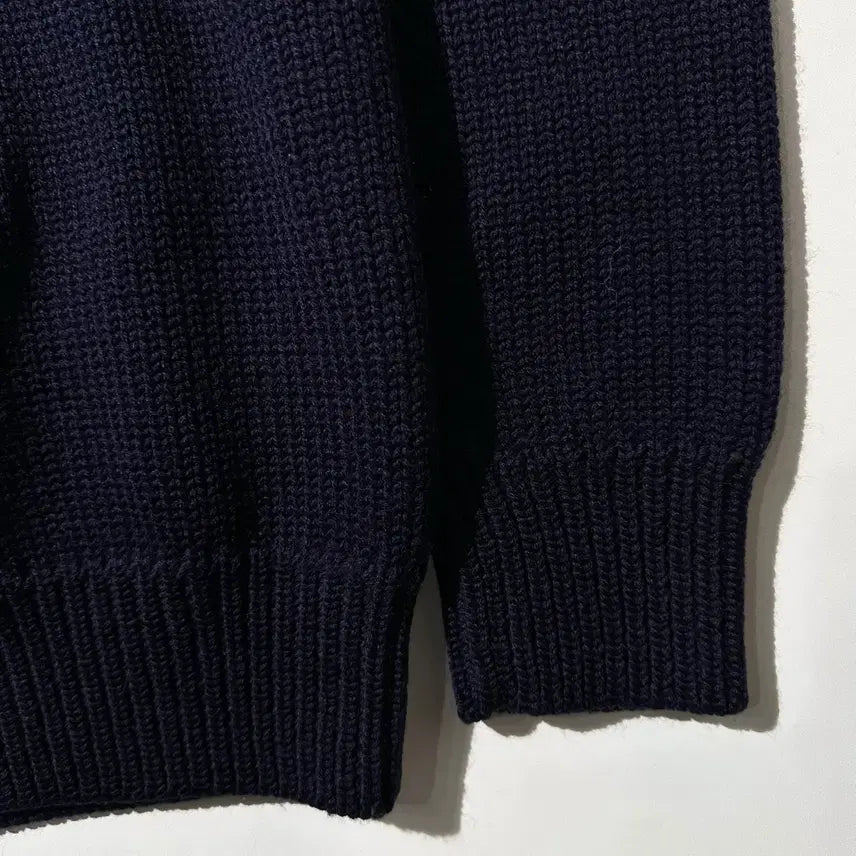[BUNJANG] Polo Ralph Lauren Toggle Button Shawl Collar Knit Navy (M) / [M] 폴로 랄프로렌 토글 버튼 숄카라 니트 네이비