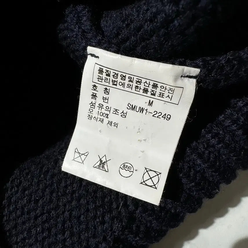 [BUNJANG] Polo Ralph Lauren Toggle Button Shawl Collar Knit Navy (M) / [M] 폴로 랄프로렌 토글 버튼 숄카라 니트 네이비