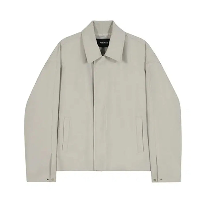 [BUNJANG] Arban Ivory 2-Way Snap Blouson Jacket / 아르반 2WAY 스냅 블루종_아이보리