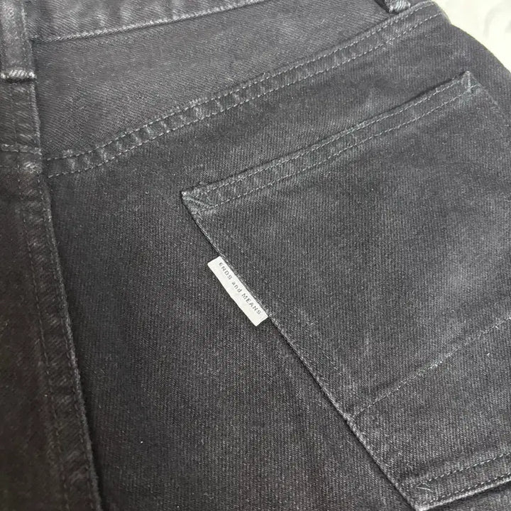 [BUNJANG] Ends And Means 5-Pocket Denim Black [S] / 엔즈앤드민즈 5포켓 데님 블랙 [S]