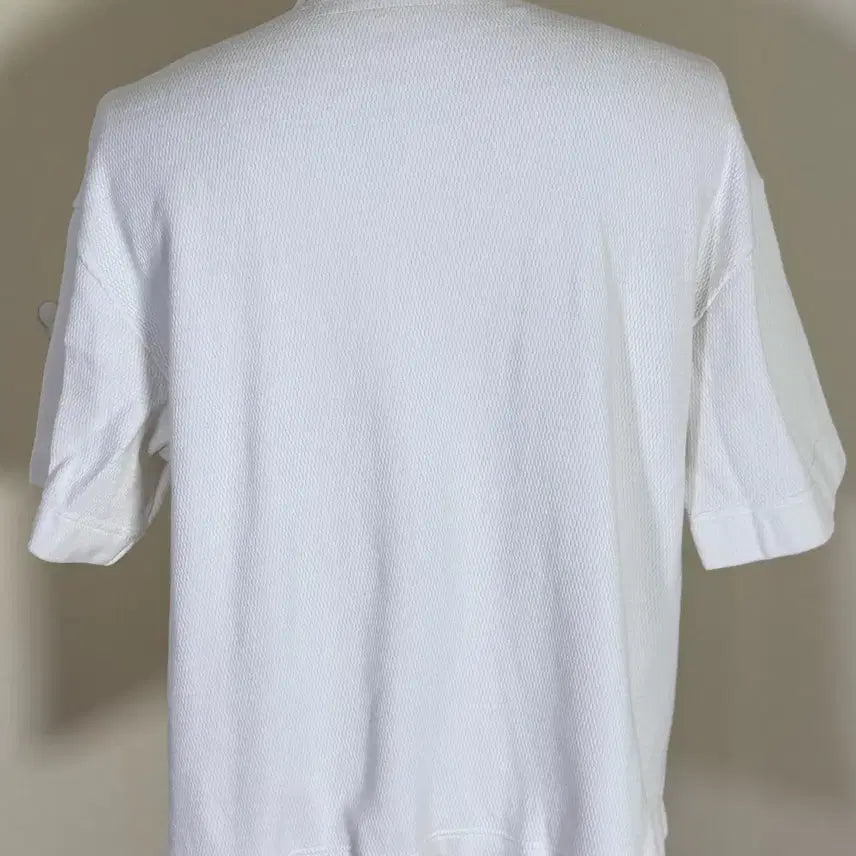 [BUNJANG] KAPITAL Heavy Waffle Polo Shirt / KAPITAL 캐피탈 헤비 와플 폴로 화이트 2사이즈