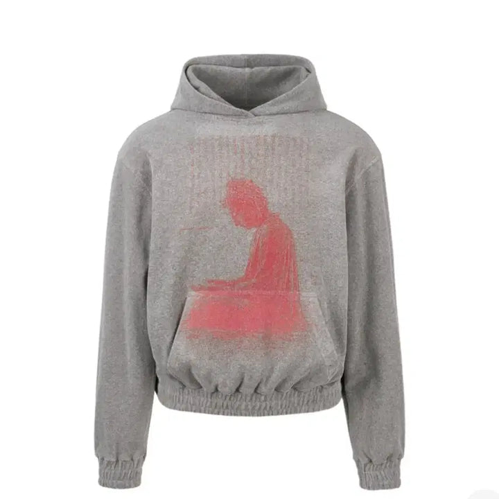 [BUNJANG] Emos Tance Club Buddha Hoodie / 에모스탠스클럽 프렌치 테리 부다 후드