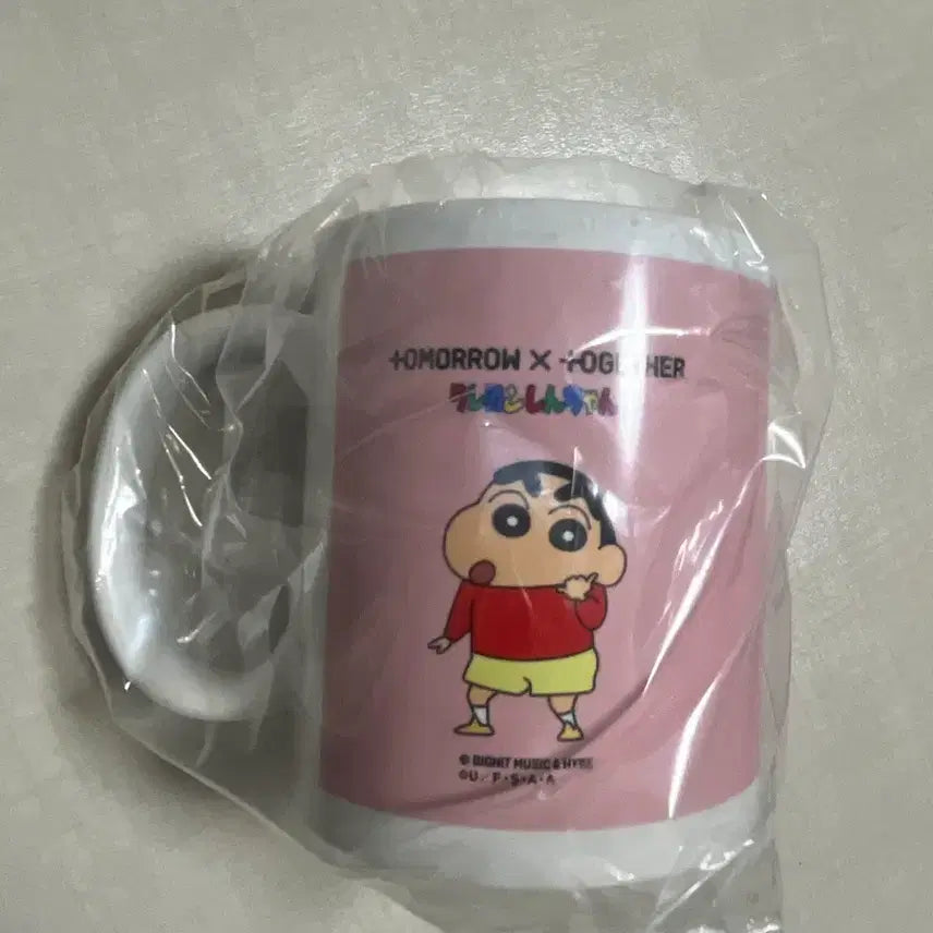 [BUNJANG] TXT Beomgyu Crayon Shin-chan Mug / 투바투X짱구 범규 정품 머그컵+덤