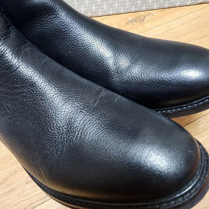 [SOLD OUT] 255 H&M 여성 소가죽 앵클 부츠 40 블랙 HM 구두 워커