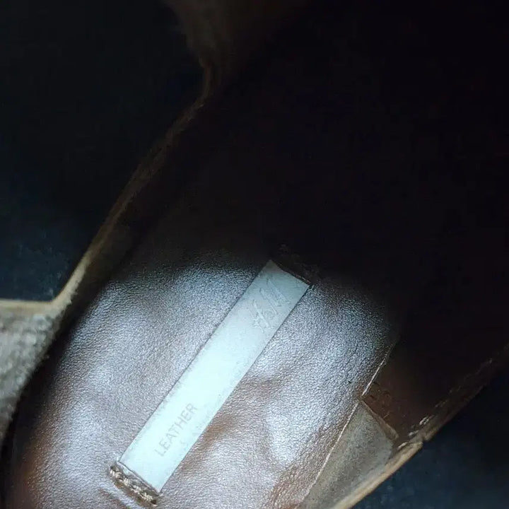 [SOLD OUT] 255 H&M 여성 소가죽 앵클 부츠 40 블랙 HM 구두 워커