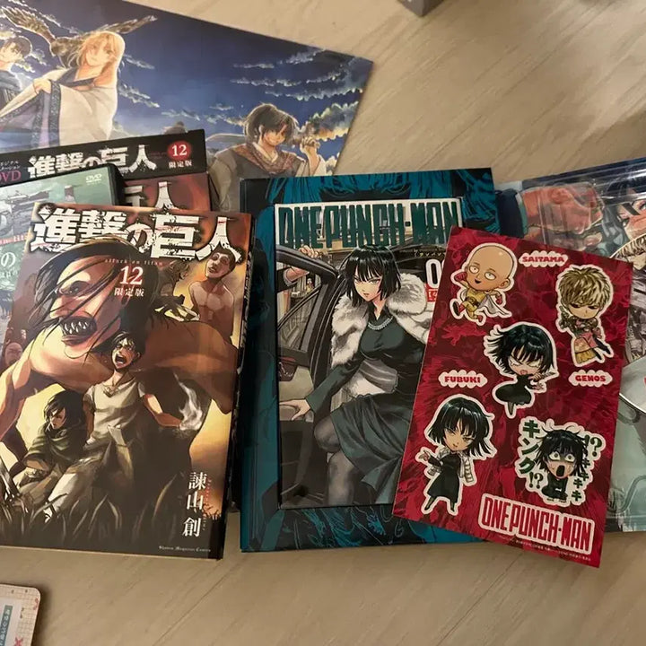[BUNJANG] One Punch Man Attack on Titan DVD / 원펀맨 진격의거인 dvd 판매